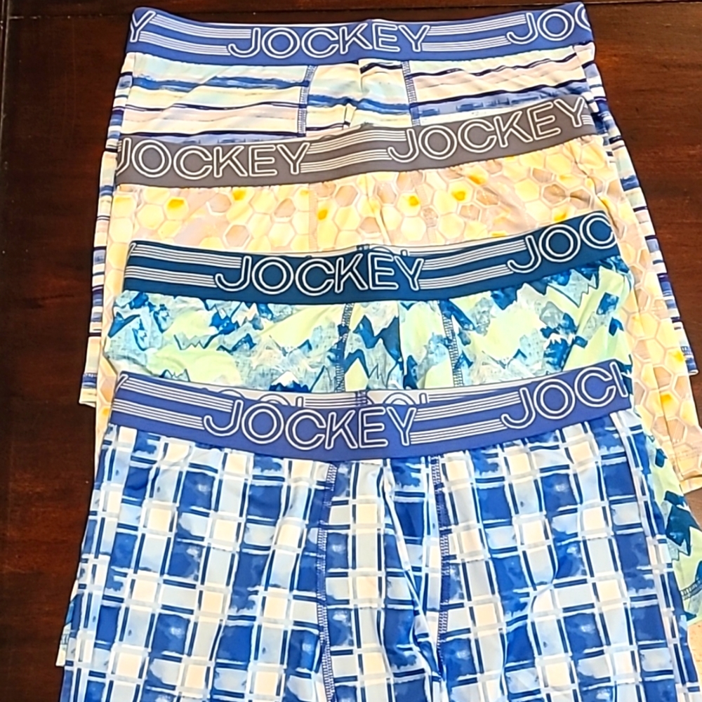 4 pair jockey active micro boxer briefs